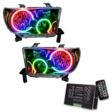 Oracle 07-11 Toyota Tundra Pre-Assembled Headlights - Black Housing - w/ 2.0 Controller thumbnail 1