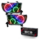 Oracle 07-11 Toyota Tundra Pre-Assembled Headlights - Black Housing - w/ BC1 Controller thumbnail 2