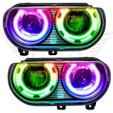 Oracle 08-14 Dodge Challenger SMD HL (HID Style) - ColorSHIFT Dynamic thumbnail 2
