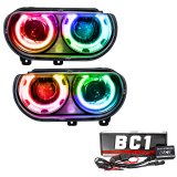 Oracle 08-14 Dodge Challenger SMD HL (HID Style) - ColorSHIFT w/ BC1 Controller thumbnail 2