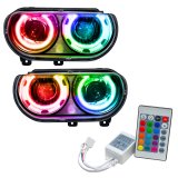 Oracle 08-14 Dodge Challenger SMD HL (HID Style) - ColorSHIFT w/ Simple Controller thumbnail 2