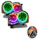 Oracle 08-10 Jeep Grand Cherokee SMD HL - HID - ColorSHIFT thumbnail 1