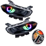 Oracle 13-14 Dodge Dart (HID Style) SMD HL - Black - ColorSHIFT thumbnail 1