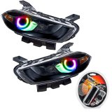 Oracle 13-14 Dodge Dart (HID Style) SMD HL - Black - ColorSHIFT thumbnail 2