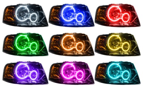 Oracle 03-06 Ford Expedition SMD HL - Black - ColorSHIFT w/ Simple Controller thumbnail 7