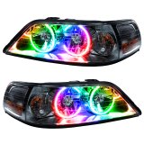 Oracle 05-11 Lincoln Town Car SMD HL (Non-HID) - ColorSHIFT w/ Simple Controller thumbnail 8