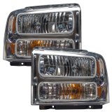 Oracle 05-07 Ford F-250/350 SMD HL - Chrome - ColorSHIFT w/ Simple Controller thumbnail 3