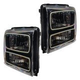 Oracle 05-07 Ford F-250/350 SMD HL - Black - ColorSHIFT w/ Simple Controller thumbnail 6