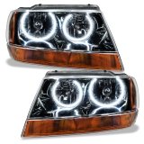 Oracle 99-04 Jeep Grand Cherokee SMD HL - Black - White thumbnail 1