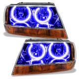 Oracle 99-04 Jeep Grand Cherokee SMD HL - Black - ColorSHIFT w/ 2.0 Controller thumbnail 5