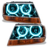 Oracle 99-04 Jeep Grand Cherokee SMD HL - Black - ColorSHIFT w/ BC1 Controller thumbnail 7