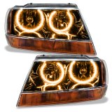 Oracle 99-04 Jeep Grand Cherokee SMD HL - Black - ColorSHIFT w/ BC1 Controller thumbnail 8
