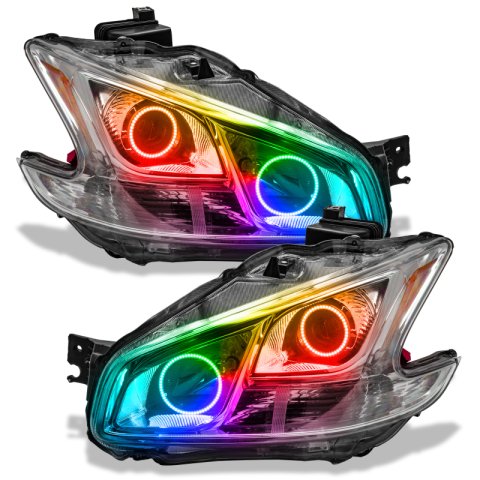 Oracle 09-13 Nissan Maxima SMD HL (Non-HID)-Chrome - ColorSHIFT w/ Simple Controller thumbnail 7