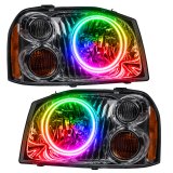 Oracle 01-04 Nissan Frontier SMD HL - Dual Halo - ColorSHIFT w/ Simple Controller thumbnail 2