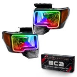 Oracle 09-14 Ford F-150 LED HL - Black - ColorSHIFT w/ BC1 Controller thumbnail 3