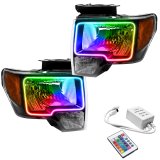 Oracle 09-14 Ford F-150 LED HL - Black - ColorSHIFT w/ Simple Controller thumbnail 2