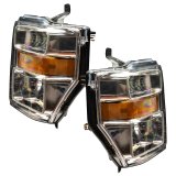 Oracle 08-10 Ford F250 Pre-Assembled Halo Headlights Chrome Housing- w/Simple Controller thumbnail 6