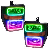Oracle 08-10 Ford F250/350 LED HL - Black - ColorSHIFT thumbnail 6