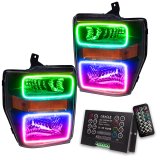 Oracle 08-10 Ford F250/350 LED HL - Black - ColorSHIFT w/ 2.0 Controller thumbnail 1