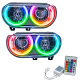 Oracle 08-14 Dodge Challenger SMD HL (Non-HID) - ColorSHIFT w/ Simple Controller thumbnail 1
