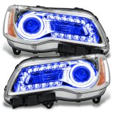 Oracle 11-14 Chrysler 300C SMD HL - Chrome - NON HID - ColorSHIFT DRL - ColorSHIFT thumbnail 8