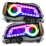 Oracle 11-14 Chrysler 300C SMD HL - Black - NON HID - ColorSHIFT DRL - ColorSHIFT thumbnail 3