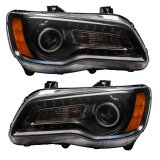Oracle 11-14 Chrysler 300C SMD HL - Black - NON HID - ColorSHIFT DRL - ColorSHIFT thumbnail 9