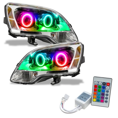 Oracle 08-12 GMC Acadia SMD HL - 2nd Design - Halogen - ColorSHIFT w/ Simple Controller thumbnail 2