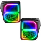 Oracle 11-16 Ford F250/350 LED HL - Black - ColorSHIFT w/ 2.0 Controller thumbnail 4