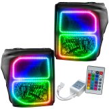 Oracle 11-16 Ford F250/350 LED HL - Black - ColorSHIFT w/ Simple Controller thumbnail 2