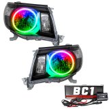 Oracle 05-11 Toyota Tacoma SMD HL - Black - ColorSHIFT w/ BC1 Controller thumbnail 2