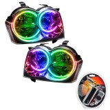 Oracle 05-07 Jeep Grand Cherokee SMD HL (Non-HID) - ColorSHIFT thumbnail 2