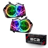 Oracle 05-07 Jeep Grand Cherokee SMD HL (Non-HID) - ColorSHIFT w/ BC1 Controller thumbnail 3
