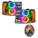 Oracle 07-13 GMC Sierra SMD HL - Round Ring Design - ColorSHIFT thumbnail 9