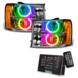Oracle 07-13 GMC Sierra SMD HL - Round Ring Design - ColorSHIFT w/ 2.0 Controller thumbnail 4
