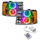Oracle 07-13 GMC Sierra SMD HL - Round Ring Design - ColorSHIFT w/ Simple Controller thumbnail 4