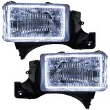 Oracle 94-02 Dodge Ram Pre-Assembled Halo Headlights - White thumbnail 3