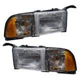 Oracle 94-02 Dodge Ram Pre-Assembled Halo Headlights - White thumbnail 7