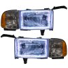 Oracle 94-02 Dodge Ram Pre-Assembled Halo Headlights - White thumbnail 9