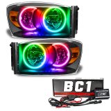 Oracle 07-08 Dodge Ram SMD HL - Black - ColorSHIFT w/ BC1 Controller thumbnail 1