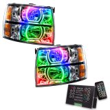 Oracle 07-13 Chevrolet Silverado SMD HL - Square Style - ColorSHIFT w/ 2.0 Controller thumbnail 2