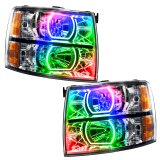 Oracle 07-13 Chevrolet Silverado SMD HL - Square Style - ColorSHIFT w/ 2.0 Controller thumbnail 3