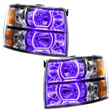 Oracle 07-13 Chevrolet Silverado SMD HL - Square Style - ColorSHIFT w/o Controller thumbnail 8