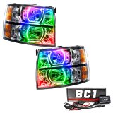 Oracle 07-13 Chevrolet Silverado SMD HL - Square - ColorSHIFT w/ BC1 Controller thumbnail 2