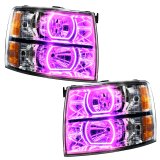 Oracle 07-13 Chevrolet Silverado SMD HL - Square - ColorSHIFT w/ BC1 Controller thumbnail 6