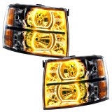 Oracle 07-13 Chevrolet Silverado SMD HL - Black - Square Style - ColorSHIFT thumbnail 7
