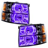 Oracle 07-13 Chevrolet Silverado SMD HL - Black - Square Style - w/o Controller thumbnail 7