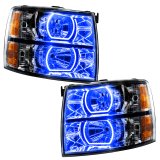 Oracle 07-13 Chevrolet Silverado SMD HL - Black - Square Style - w/o Controller thumbnail 8