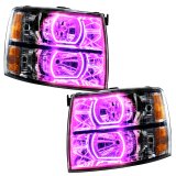 Oracle 07-13 Chevrolet Silverado SMD HL - Black - Square Style - w/o Controller thumbnail 9