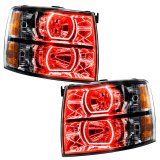 Oracle 07-13 Chevrolet Silverado SMD HL - Black - Square - ColorSHIFT w/ BC1 Controller thumbnail 9